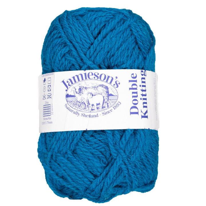 Jamieson's of Shetland Double Knitting Yarn - 750 Petrol - Zoom Image