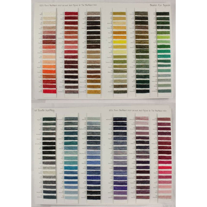 Jamieson's of Shetland Color Cards - Spindrift and Double Knitting - Extra Image