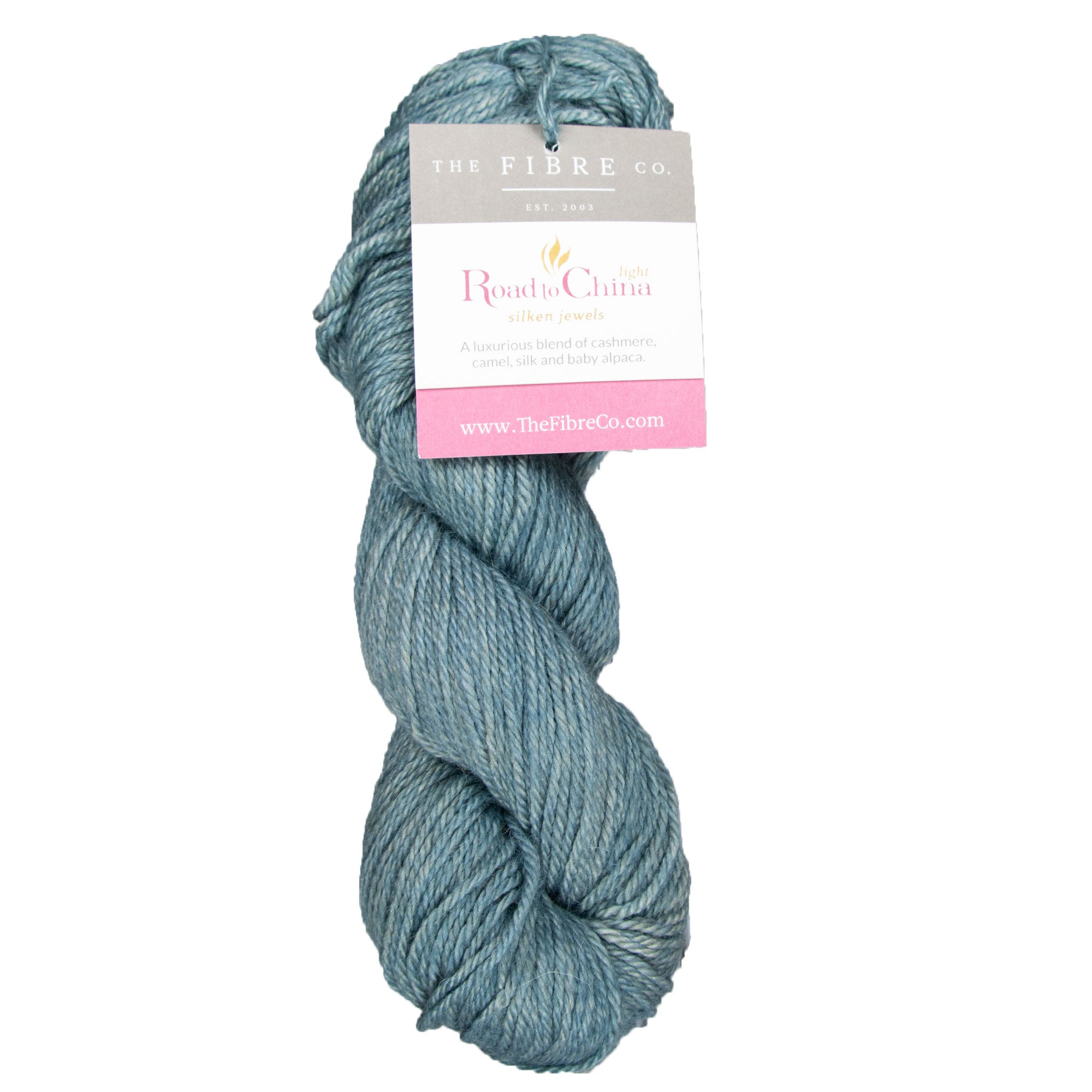 The Fibre Co. Road to China Light Yarn - 280 Blue Spinel - Zoom Image