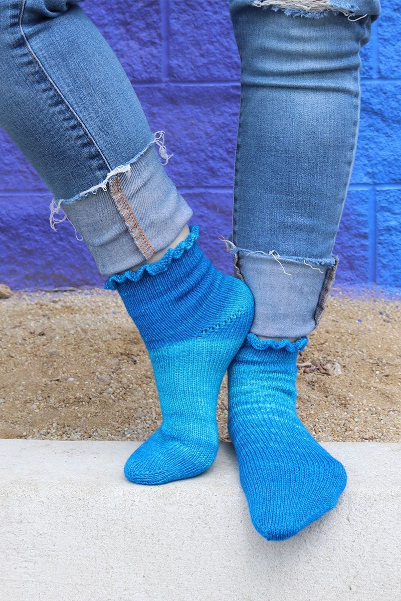 Sari Nordlund Patterns - Midnight Dancer Socks - PDF Download - Extra Image