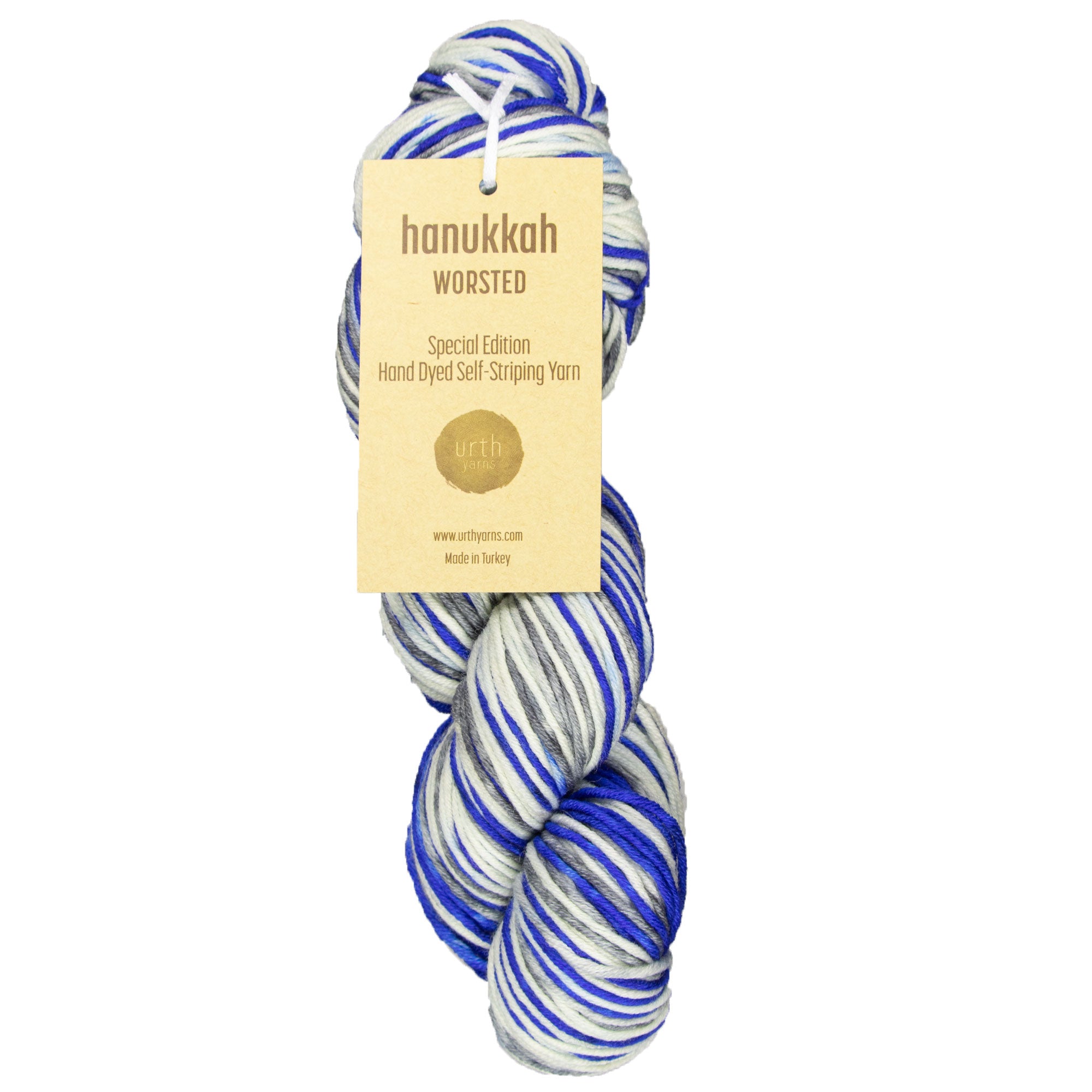 Urth Yarns Uneek Worsted Yarn - Hanukkah - Zoom Image