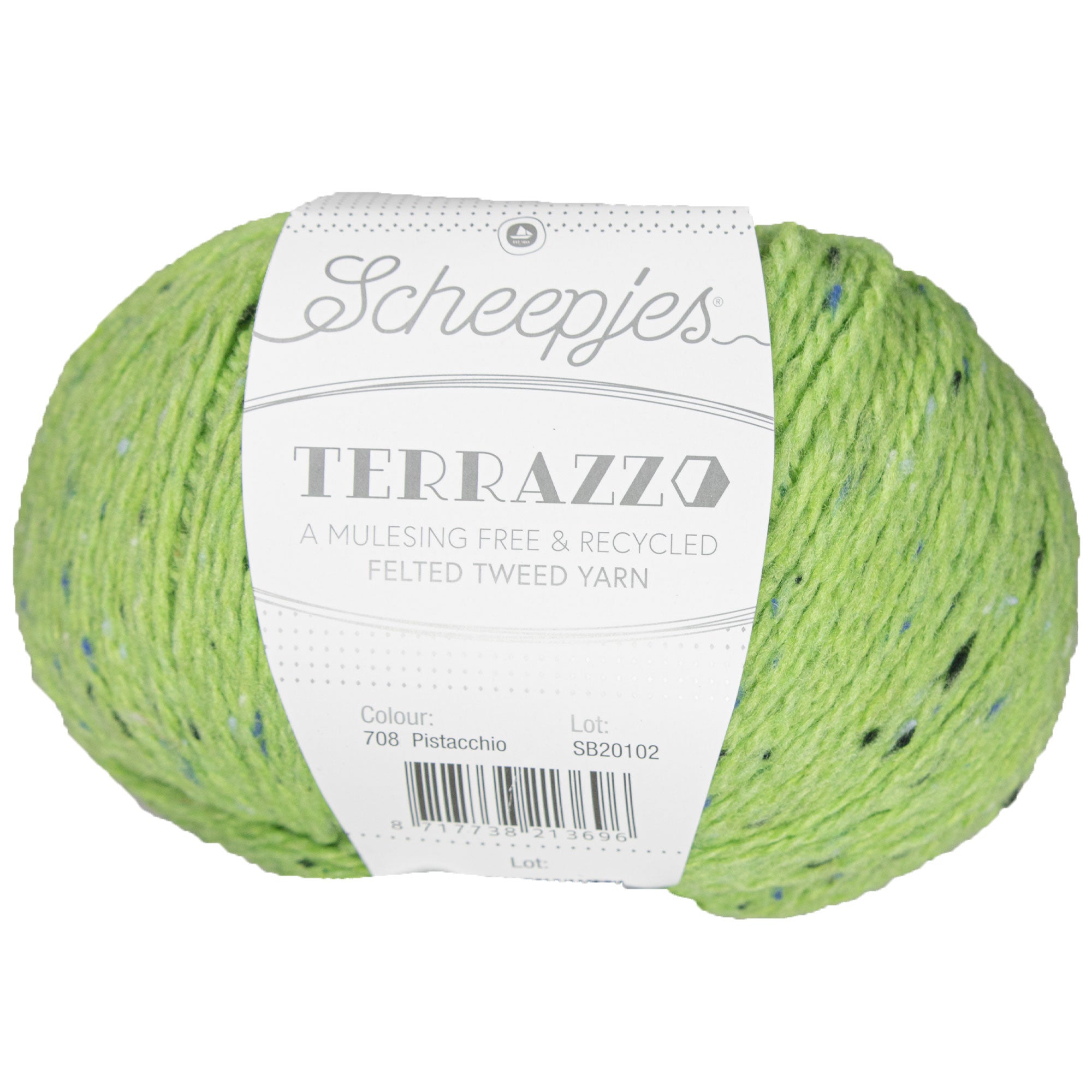 Scheepjes Terrazzo Yarn - 708 Pistacchio - Zoom Image