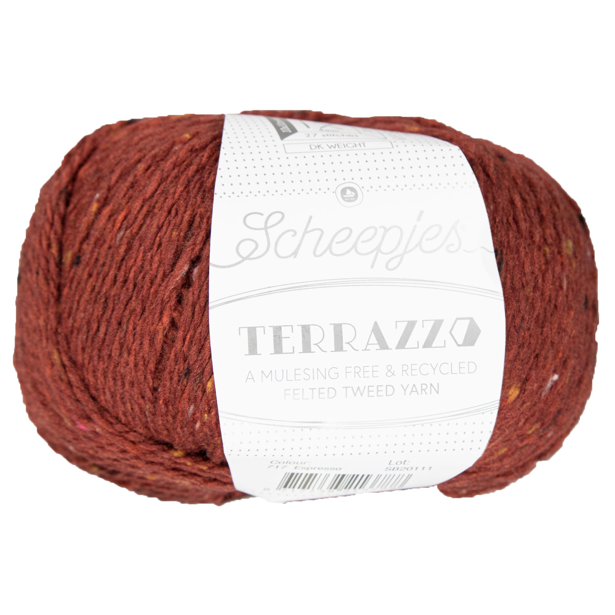 Scheepjes Terrazzo Yarn - 717 Espresso - Zoom Image