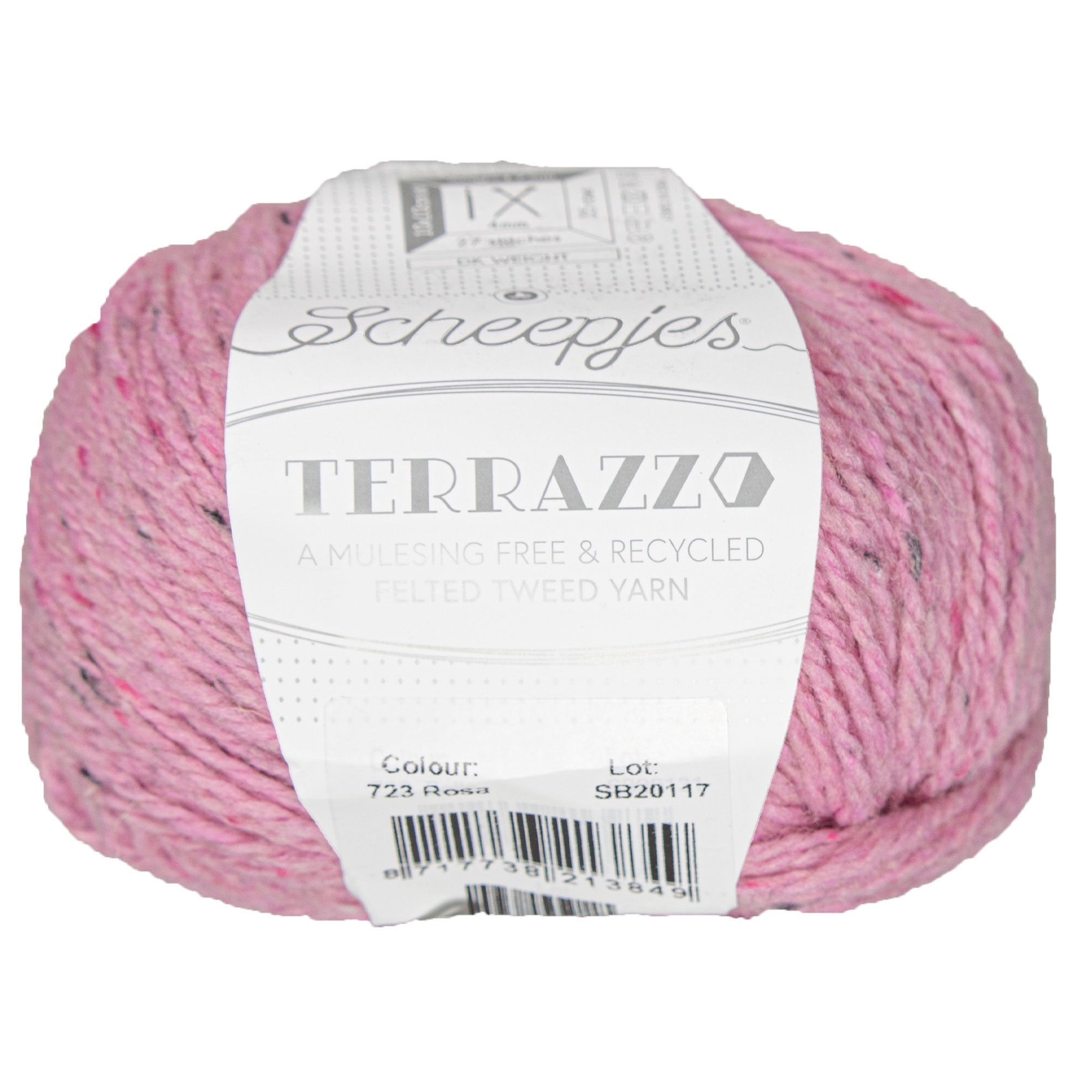 Scheepjes Terrazzo Yarn - 723 Rosa - Zoom Image