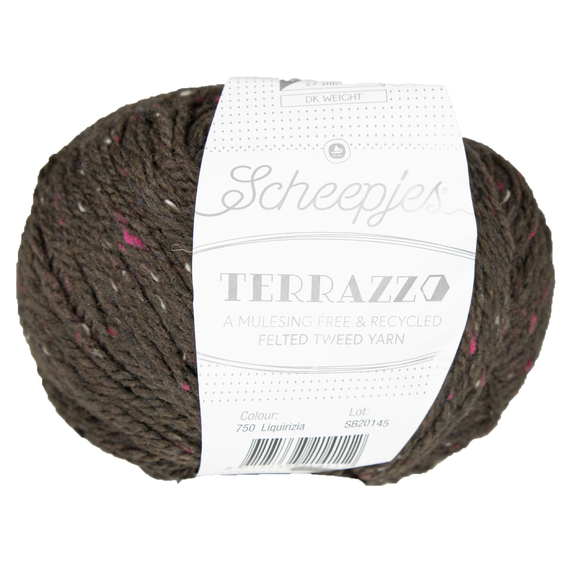 Scheepjes Terrazzo Yarn - 750 Liquirizia - Zoom Image