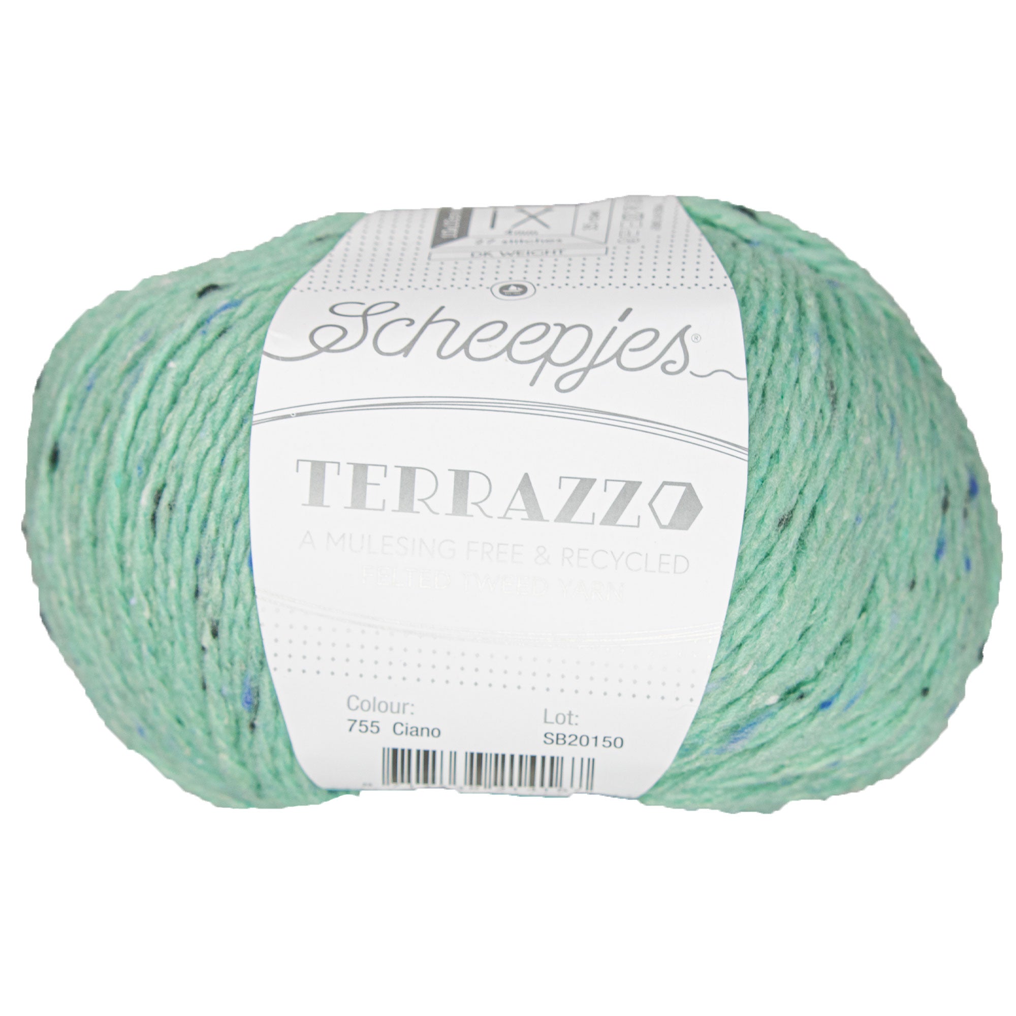 Scheepjes Terrazzo Yarn - 755 Ciano - Zoom Image
