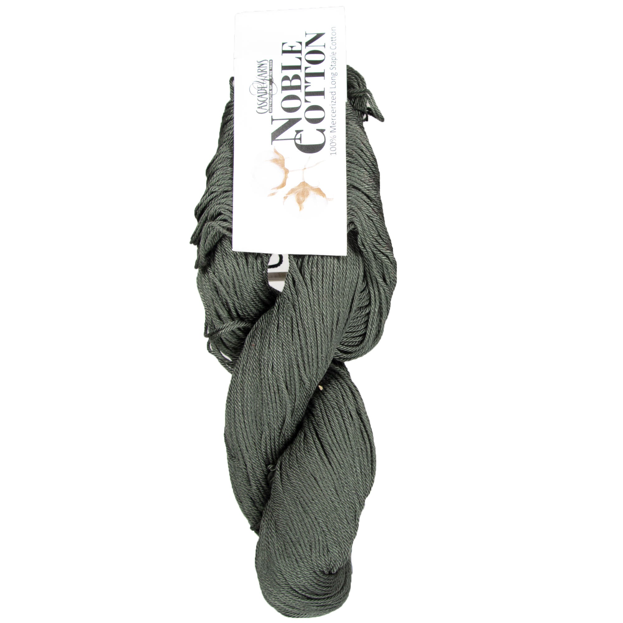 Cascade Yarns Noble Cotton Yarn - 37 Dark Shadow - Zoom Image