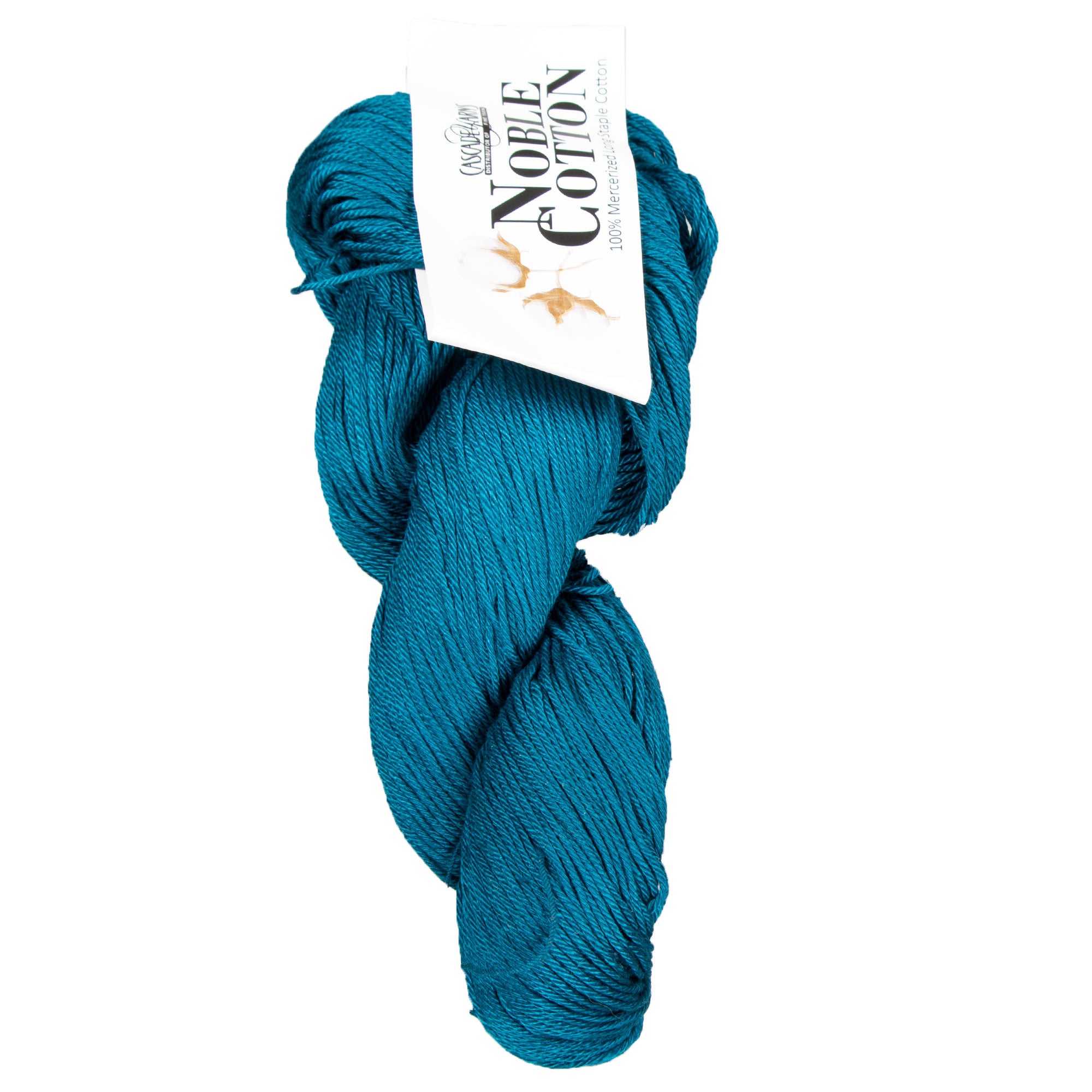 Cascade Yarns Noble Cotton Yarn - 40 Deep Lagoon - Zoom Image