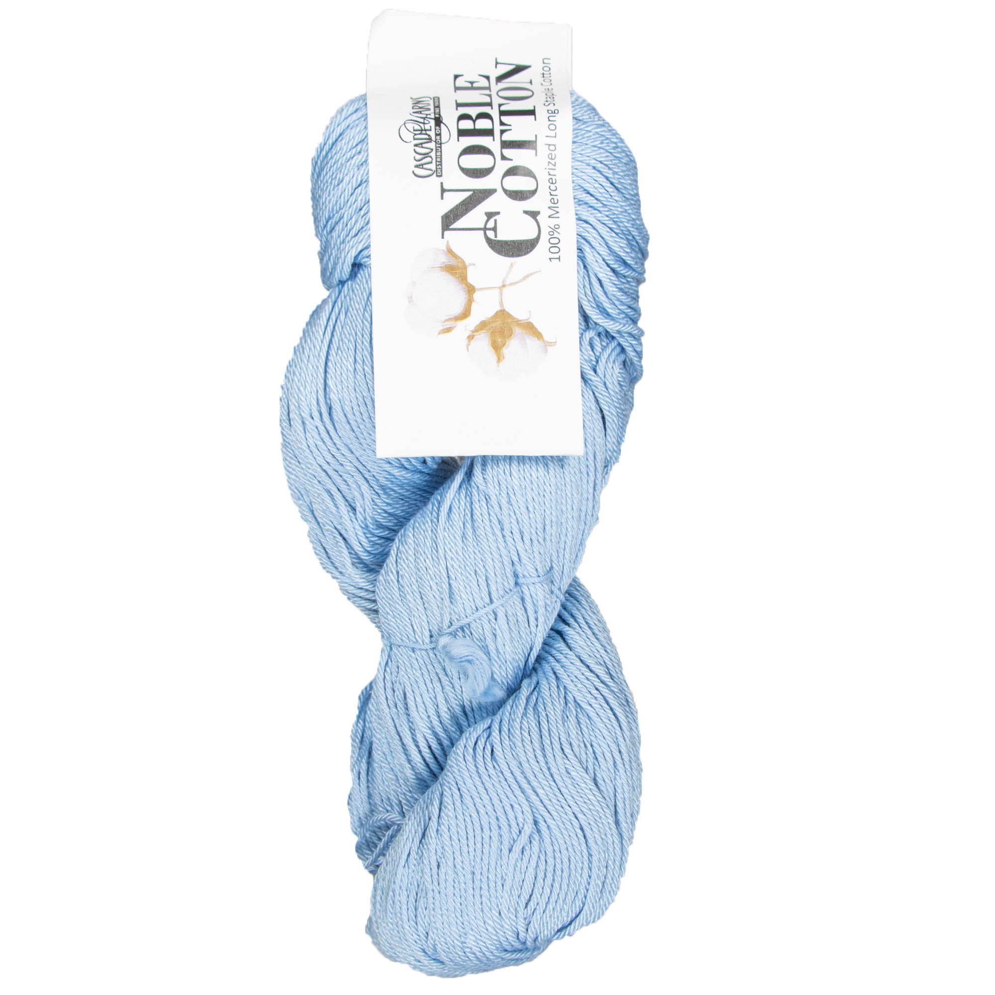 Cascade Yarns Noble Cotton Yarn - 54 Baby Blue - Zoom Image
