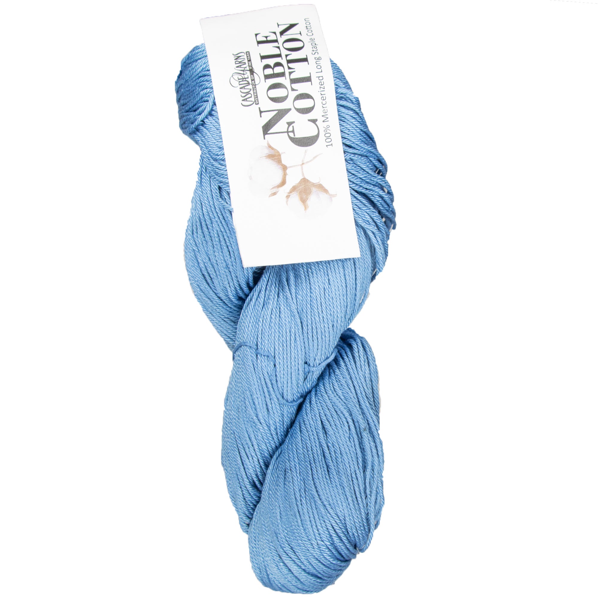 Cascade Yarns Noble Cotton Yarn - 55 Cornflower Blue - Zoom Image