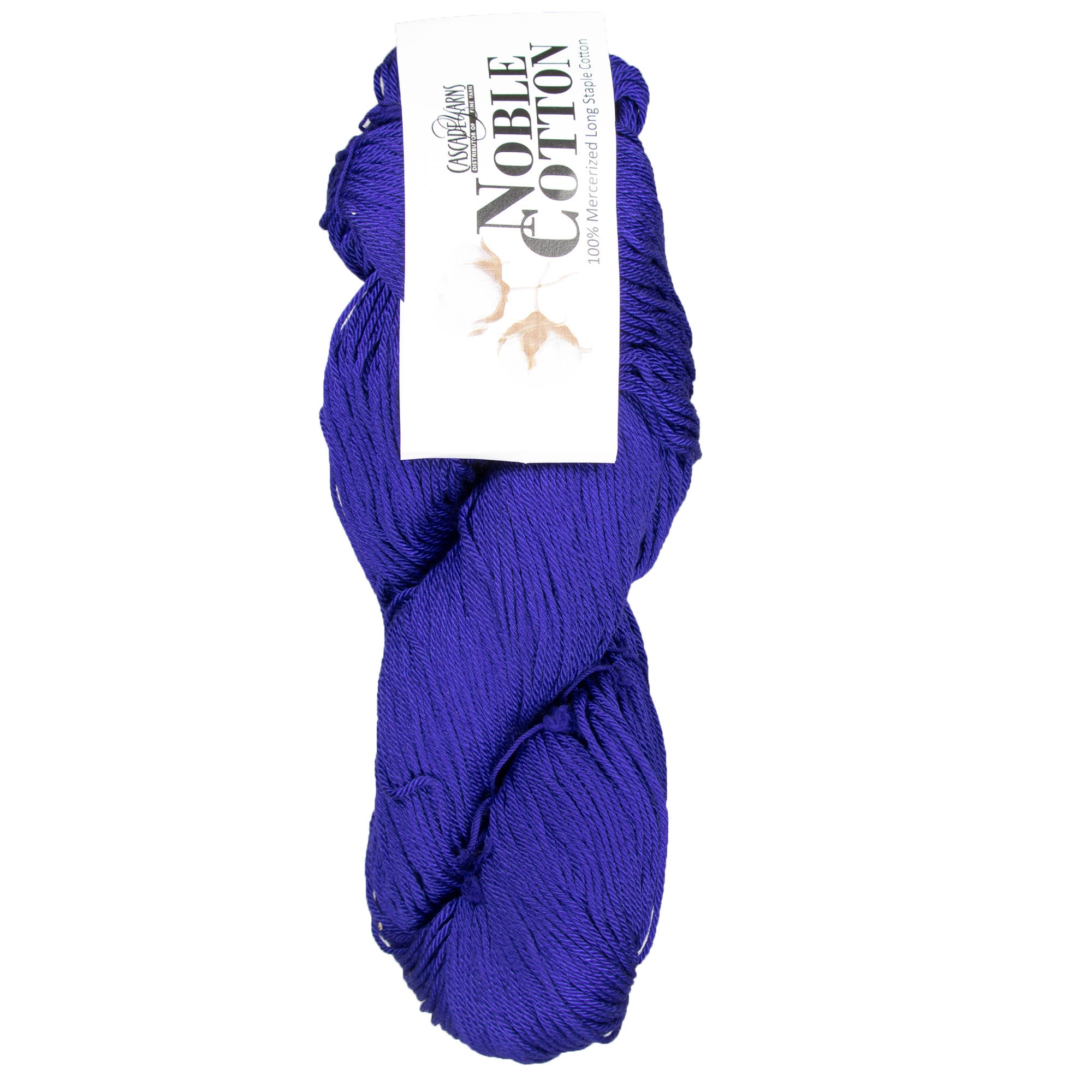 Cascade Yarns Noble Cotton Yarn - 59 Royal Blue - Zoom Image