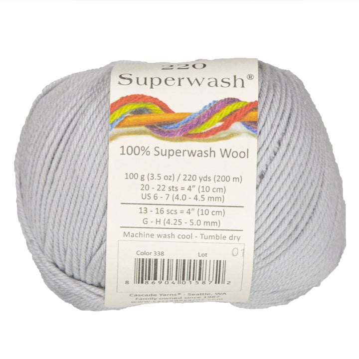 Cascade Yarns 220 Superwash Yarn - 0338 Harbor Mist - Zoom Image