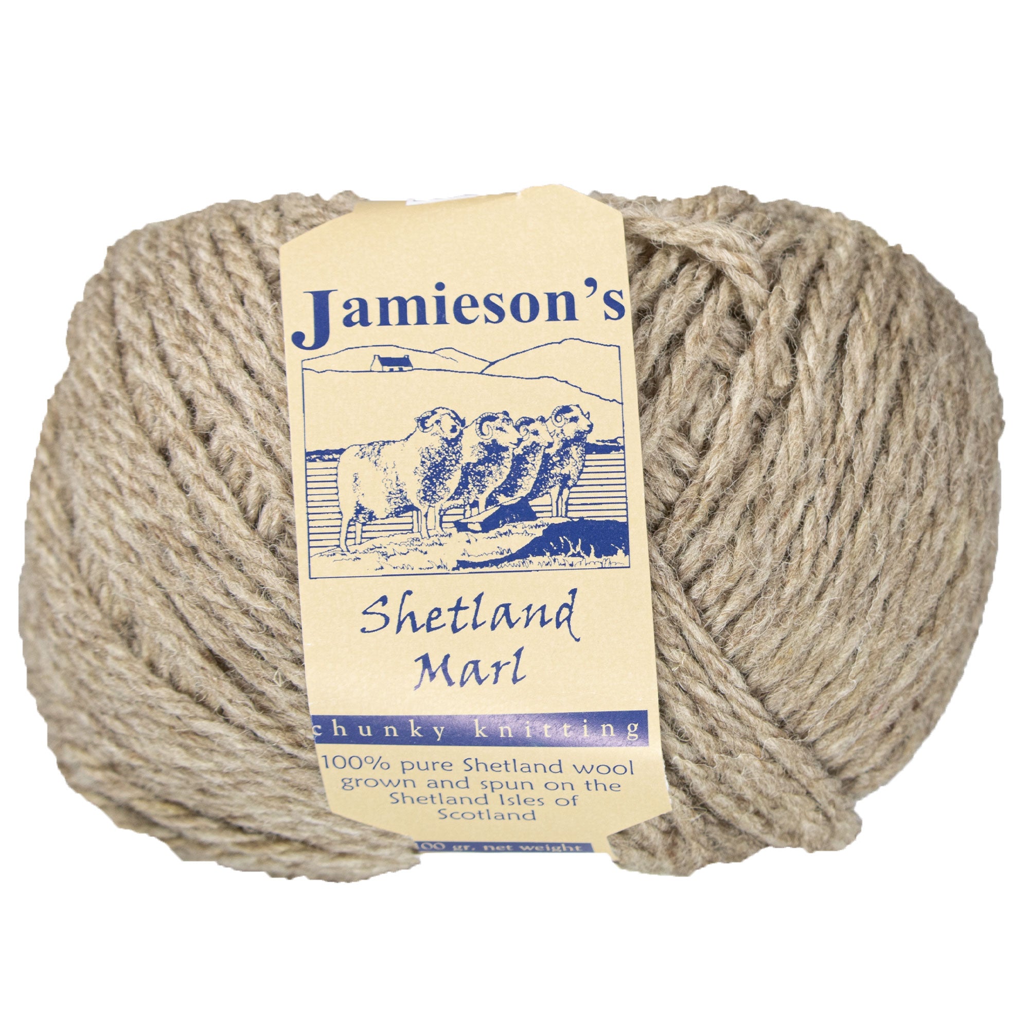 Jamieson's of Shetland Marl Chunky Yarn - 106 Mooskit - Zoom Image