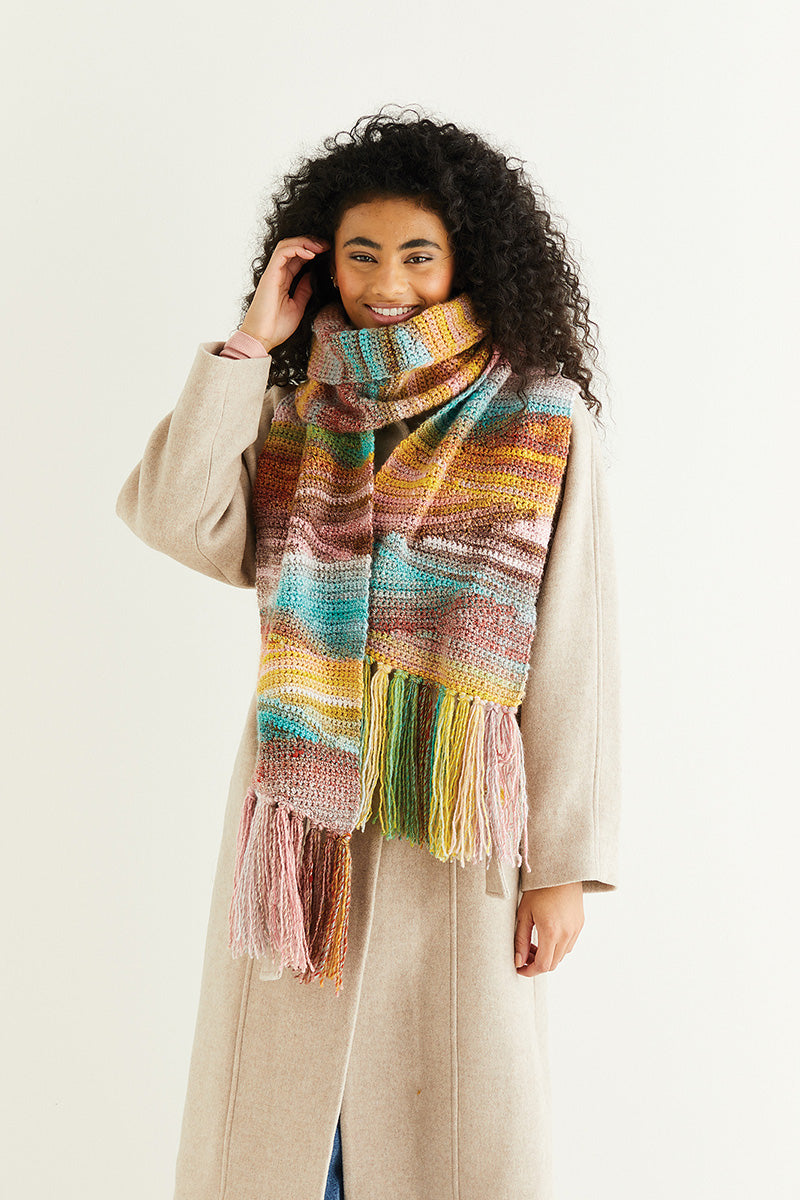 Sirdar Jewelspun Patterns - 10289 Scarf - PDF Download - Extra Image
