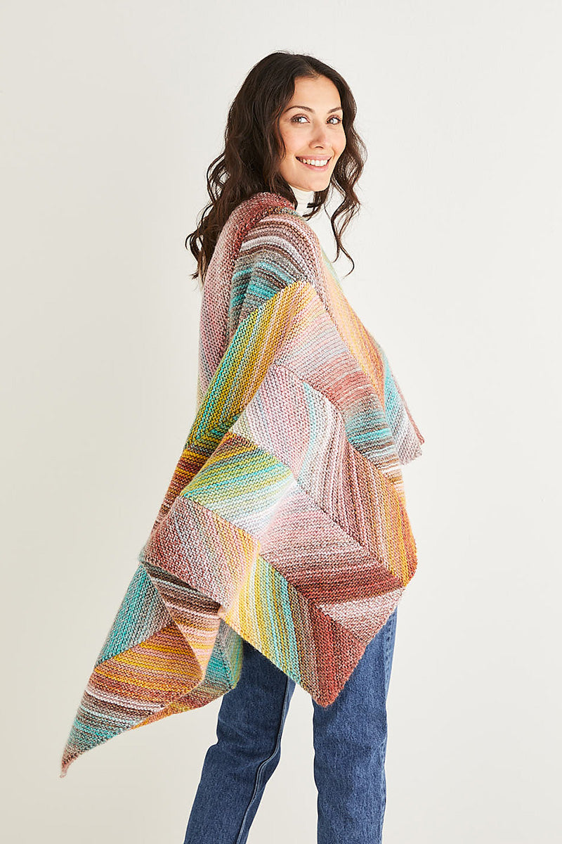 Sirdar Jewelspun Patterns - 10141 Knit Blanket - PDF Download - Extra Image