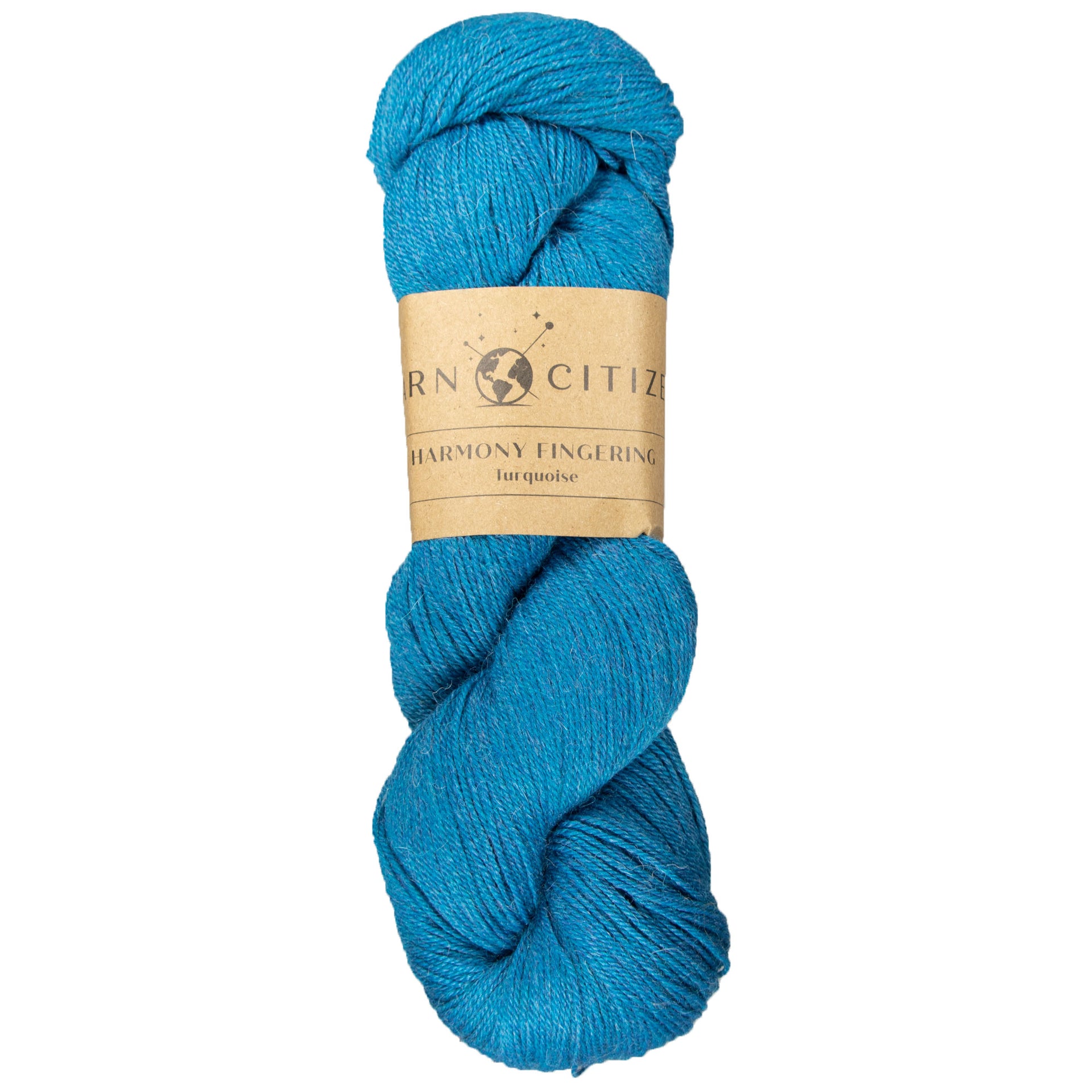 Yarn Citizen Harmony Fingering Yarn - Turquoise - Zoom Image