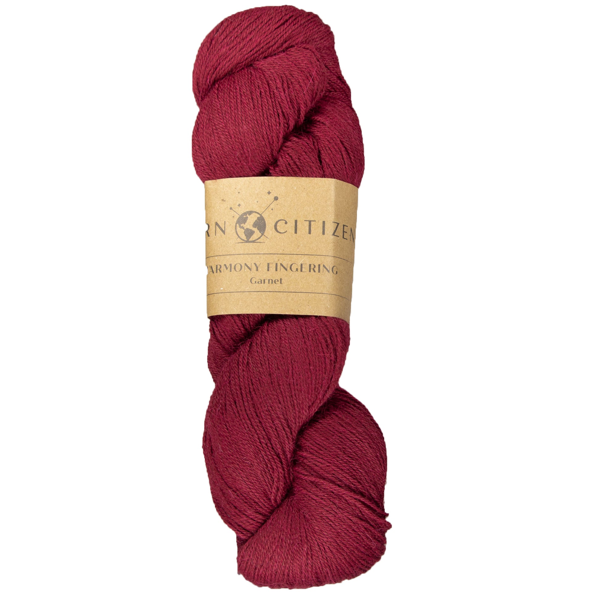 Yarn Citizen Harmony Fingering Yarn - Garnet - Zoom Image