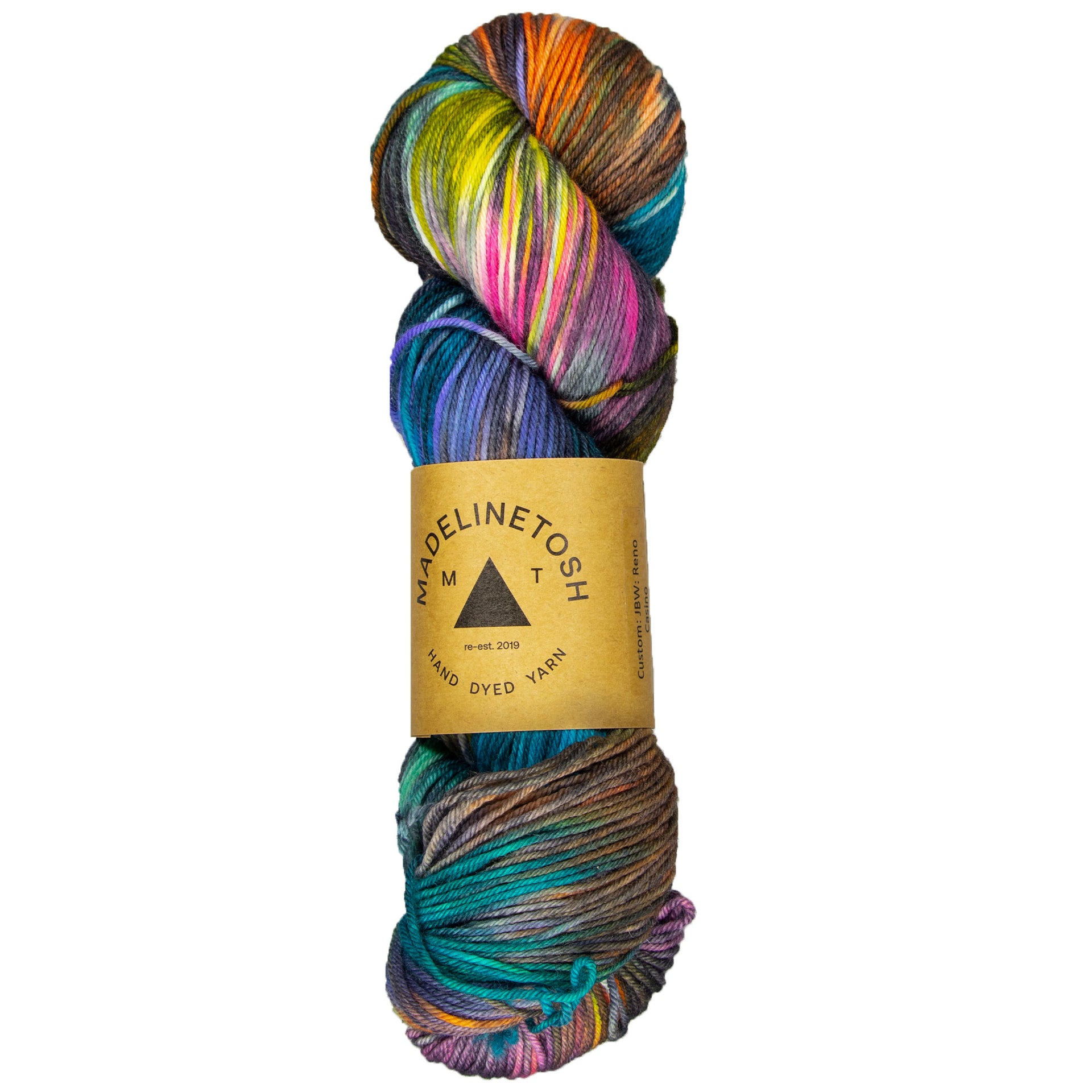 Madelinetosh Woolcycle Sport Yarn - Custom: JBW: Reno Casino - Zoom Image