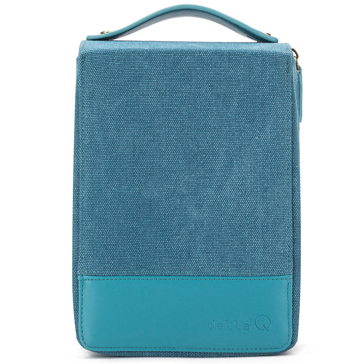 della Q Maker's Circular Needlecase - Teal - Zoom Image