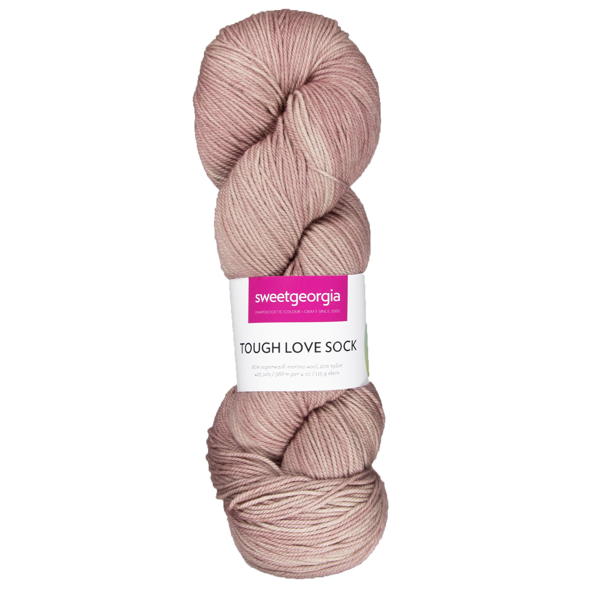 SweetGeorgia Tough Love Sock Yarn - Old Letters - Zoom Image