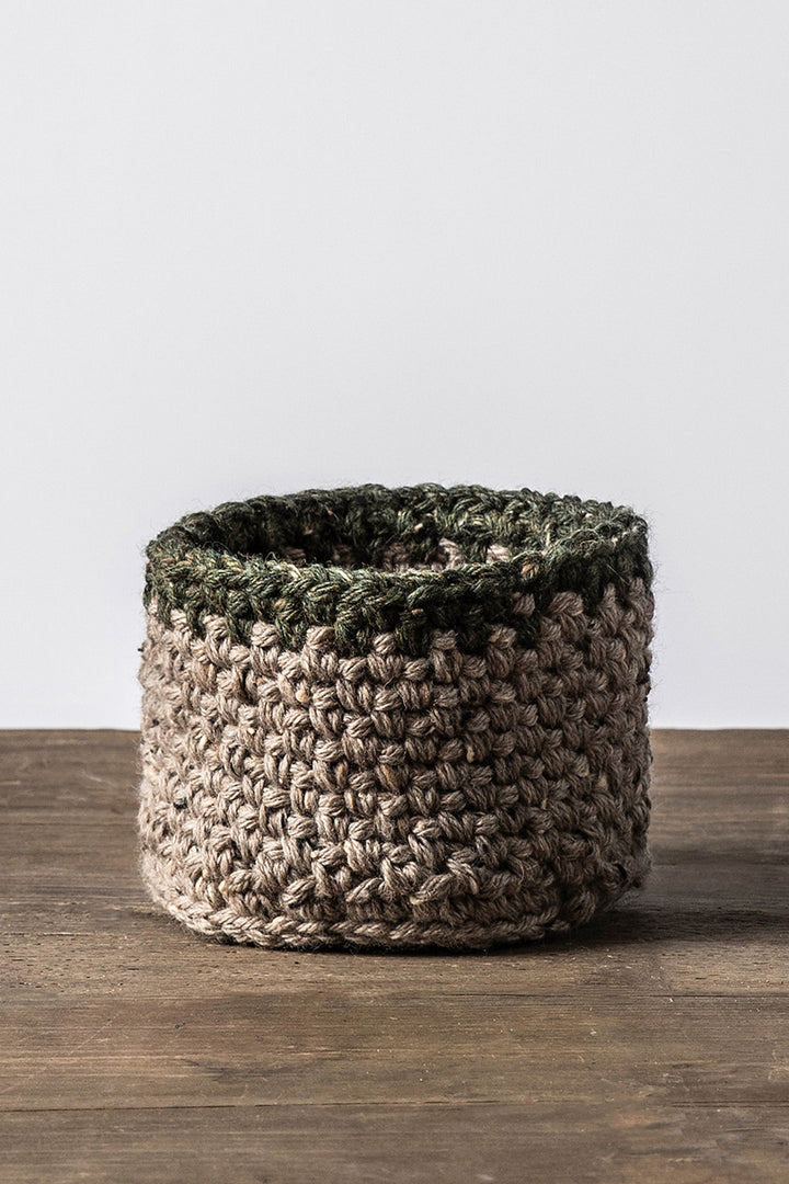 Blue Sky Fibers - Woolstok Tweed Patterns - Portage Crochet Baskets - PDF Download - Extra Image
