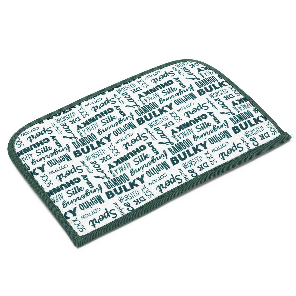 della Q Chicken Boots Notions Case - Coffee and Yarn Green - Extra Image