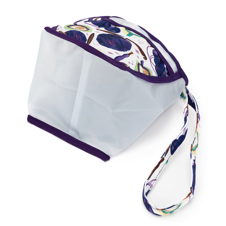 della Q Chicken Boots Clear Wristlet - Coffee and Yarn Green - Extra Image
