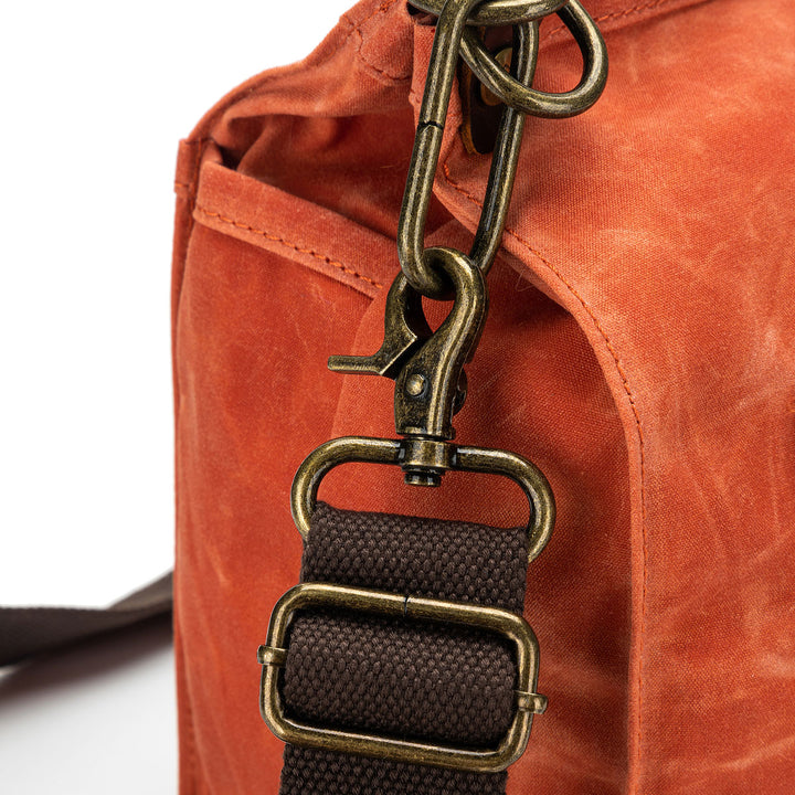 della Q Maker's Canvas Rucksack - Orange - Extra Image