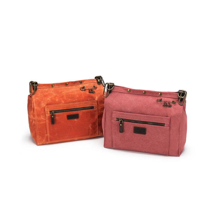 della Q Maker's Canvas Rucksack - Orange - Extra Image