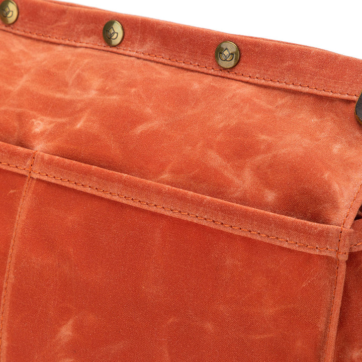 della Q Maker's Canvas Rucksack - Orange - Extra Image