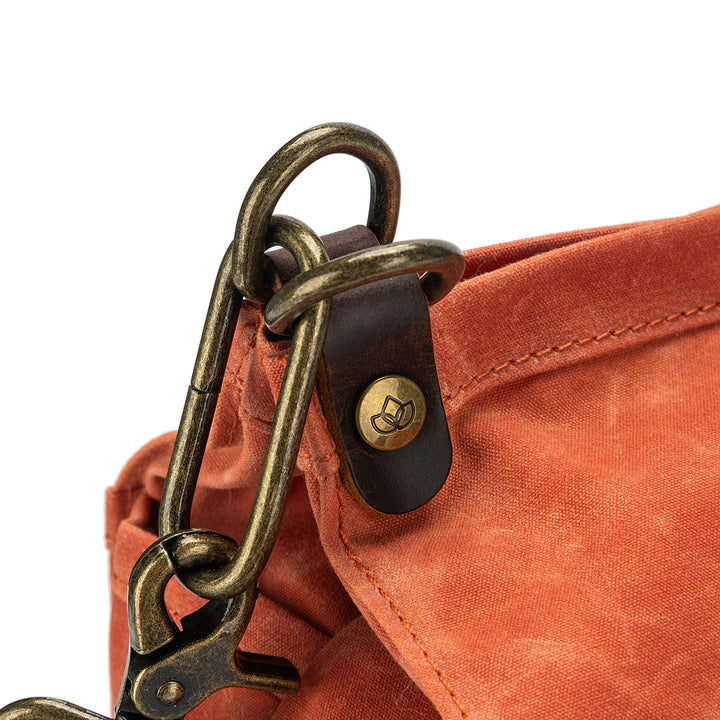 della Q Maker's Canvas Rucksack - Orange - Extra Image