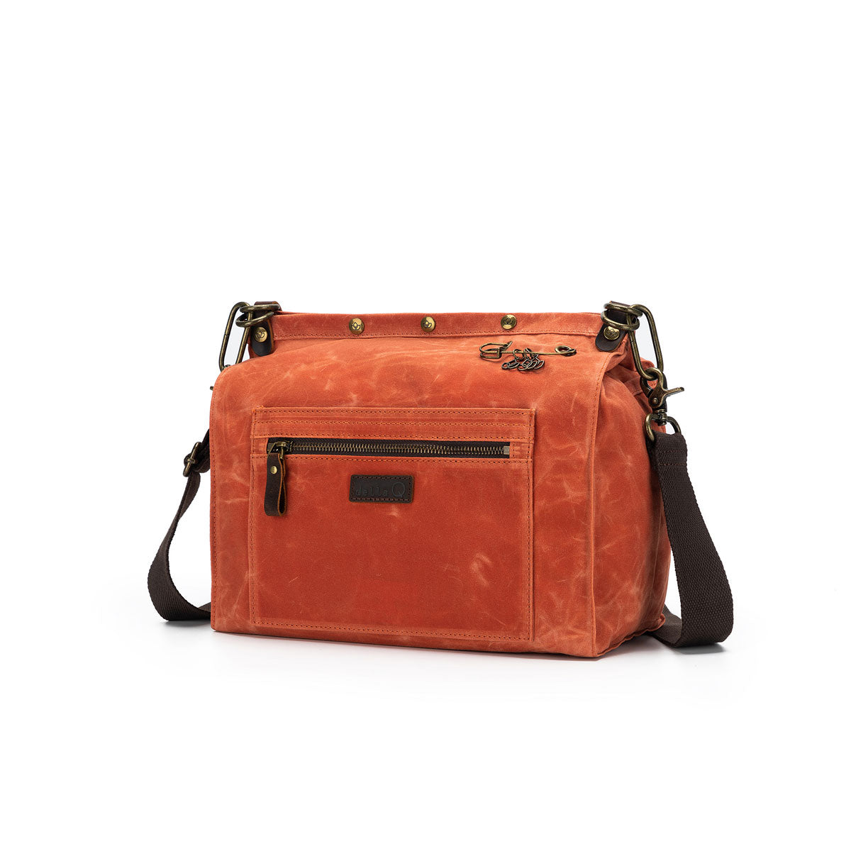 della Q Maker's Canvas Rucksack - Orange - Extra Image