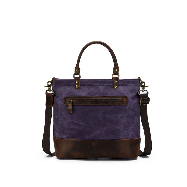 della Q Maker's Canvas Tote - Purple - Extra Image