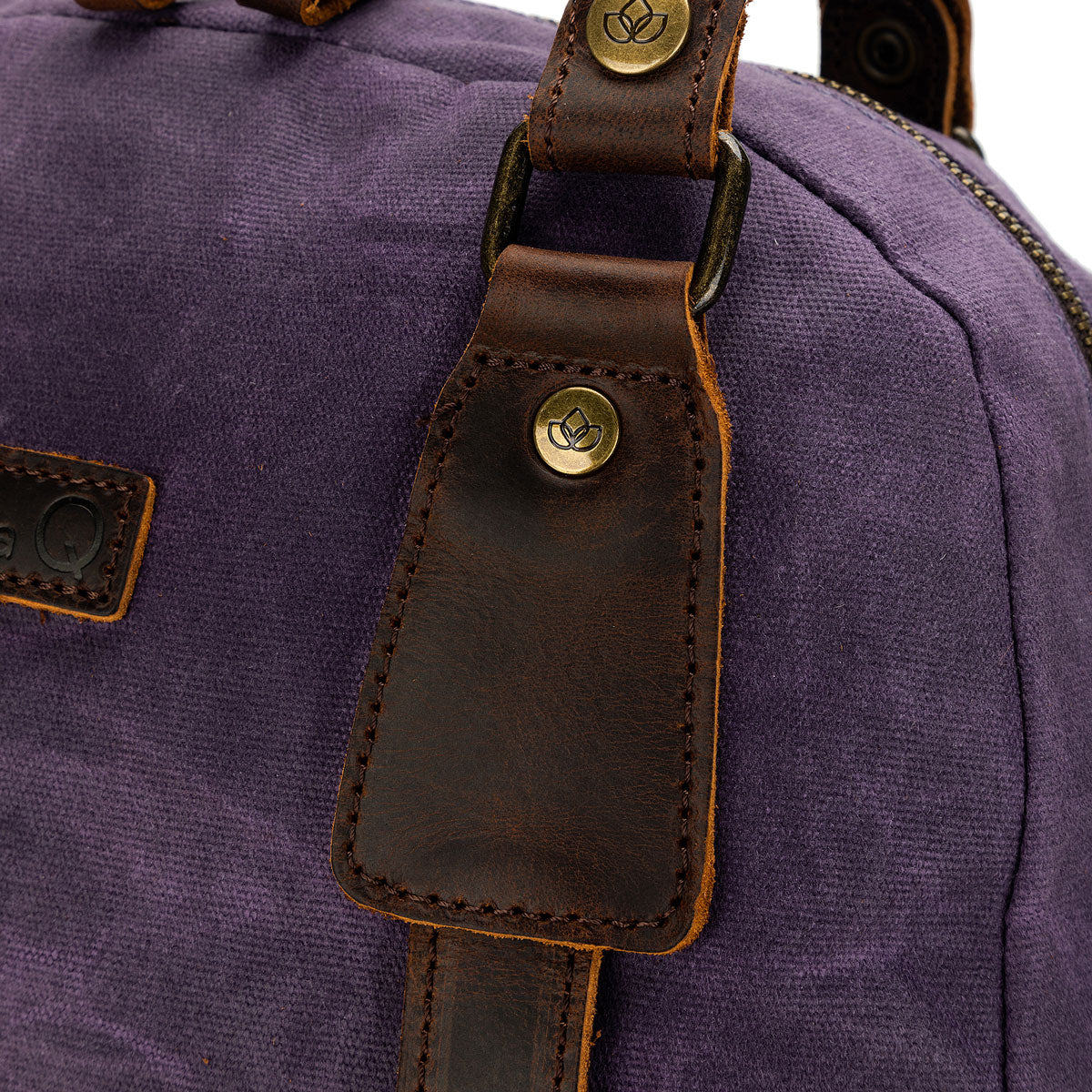 della Q Maker's Canvas Backpack - Purple - Extra Image