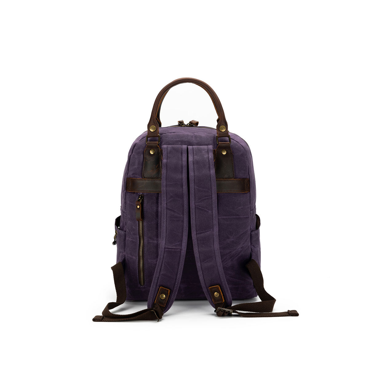 della Q Maker's Canvas Backpack - Purple - Extra Image