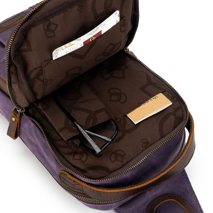 della Q Maker's Mini Messenger - Purple - Extra Image
