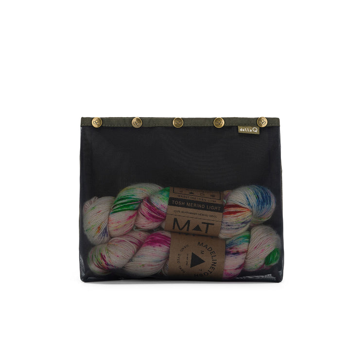 della Q Maker's Mesh Tote - Olive - Extra Image