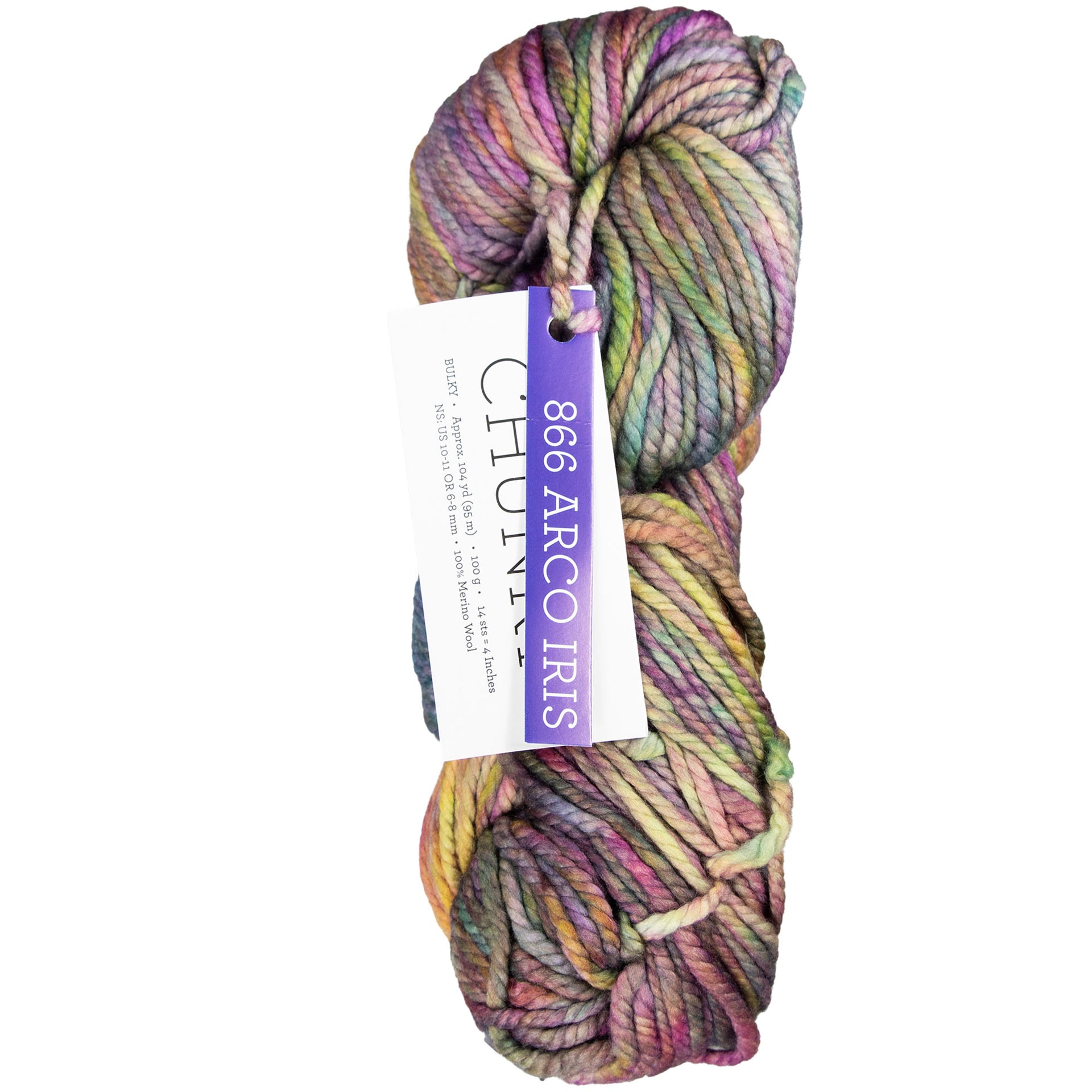 Malabrigo Chunky Yarn - 866 Arco Iris - Zoom Image