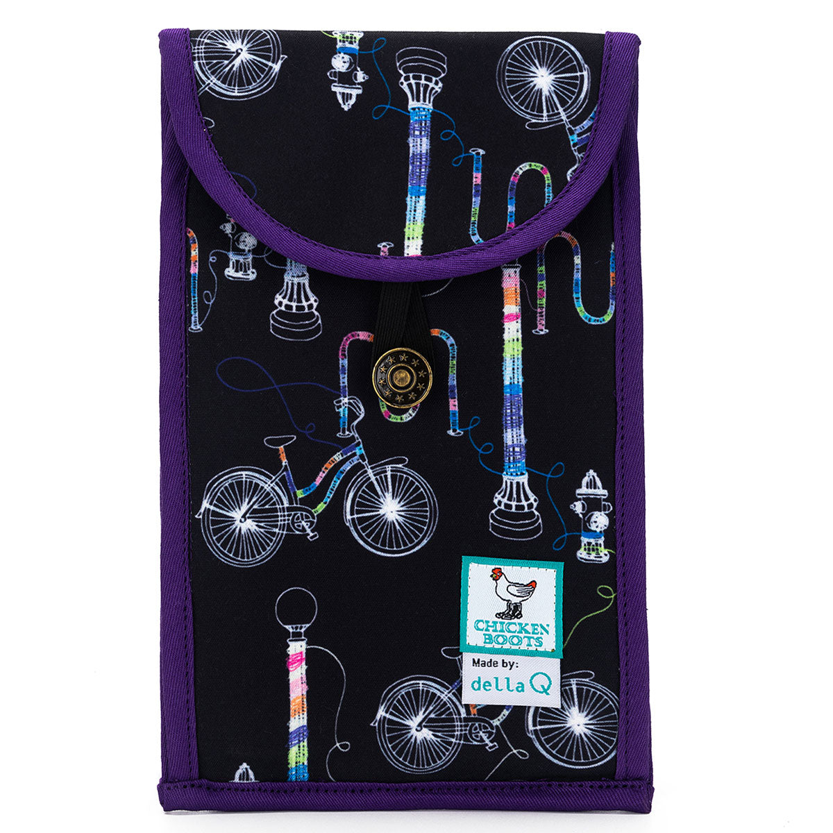 della Q Chicken Boots Accordion Circular Needle Pouch - Yarn Bombing - Extra Image