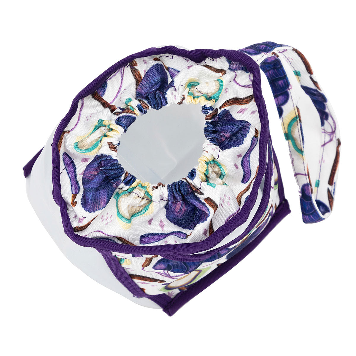 della Q Chicken Boots Clear Wristlet - Yarn Bombing - Extra Image