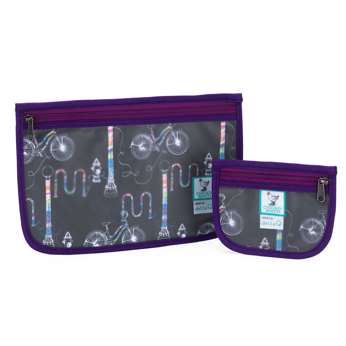 della Q Chicken Boots Notions Case - Yarn Bombing - Extra Image