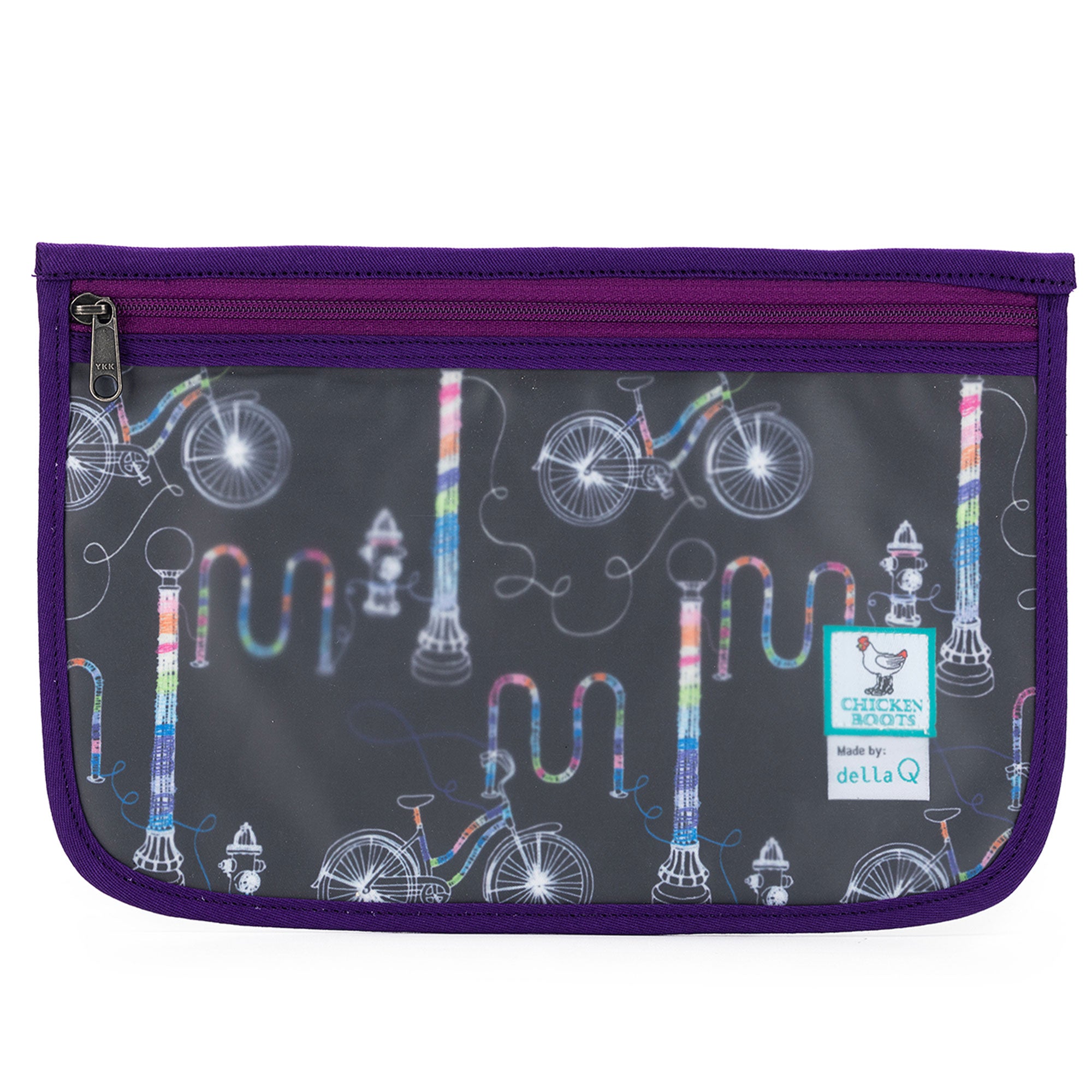 della Q Chicken Boots Notions Case - Yarn Bombing - Zoom Image