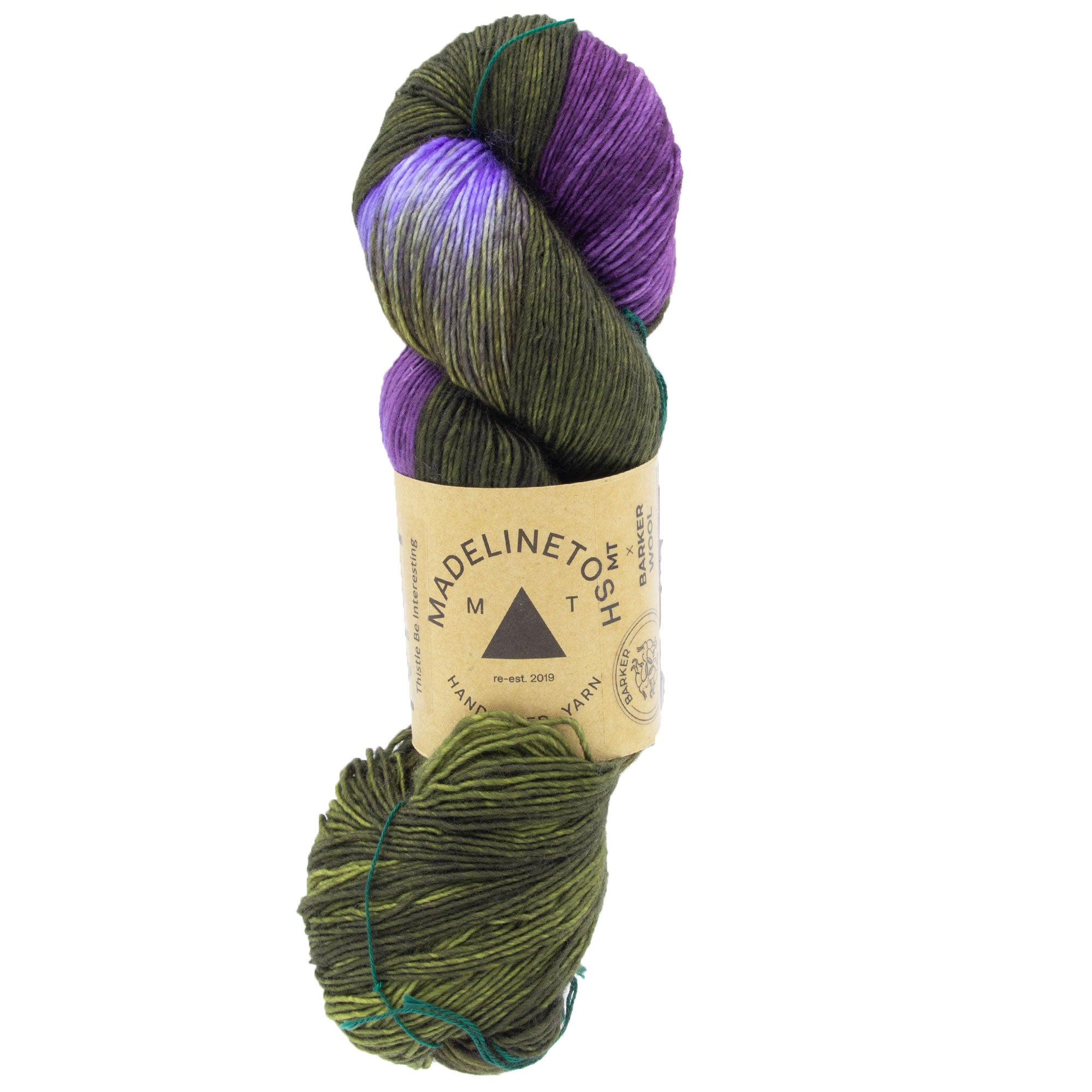 Madelinetosh Tosh Merino Light Yarn - Barker Wool: Thistle Be Interesting - Zoom Image