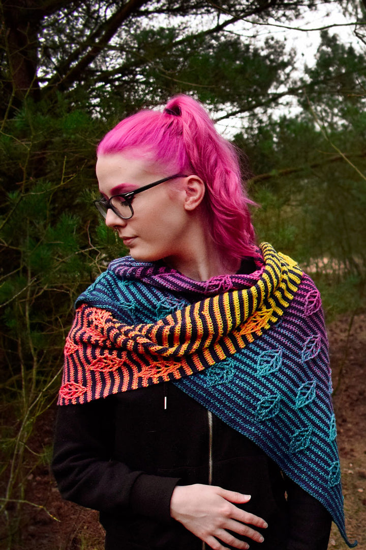 Scheepjes Glowing Leaf Shawl Kit - Extra Image