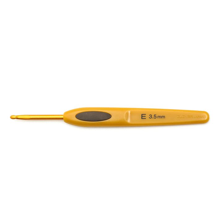 Clover Soft Touch Crochet Hooks - Aluminum Needles - Size E (3.5mm) - Extra Image
