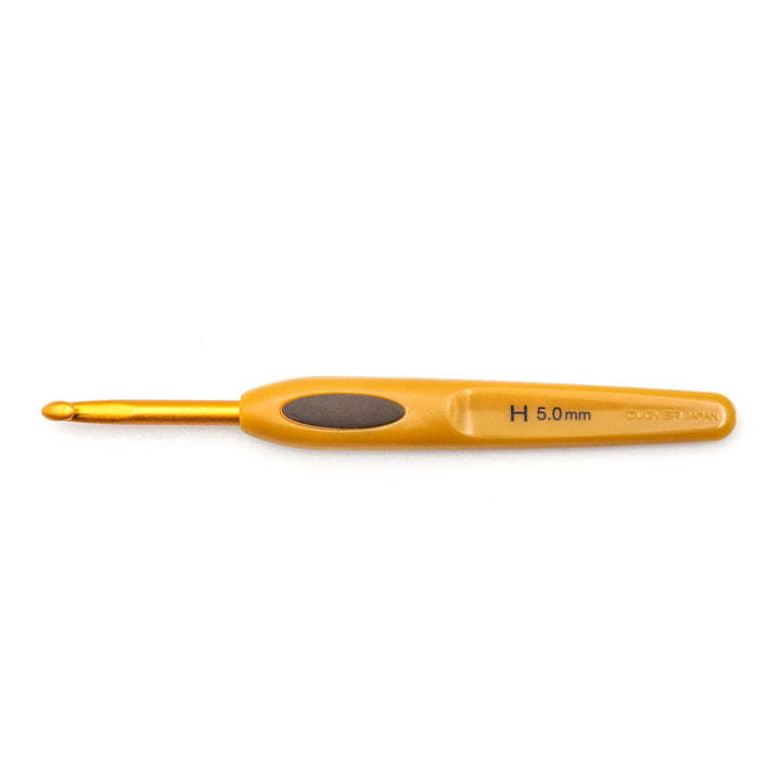Clover Soft Touch Crochet Hooks - Aluminum Needles - Size H (5.00mm) - Extra Image