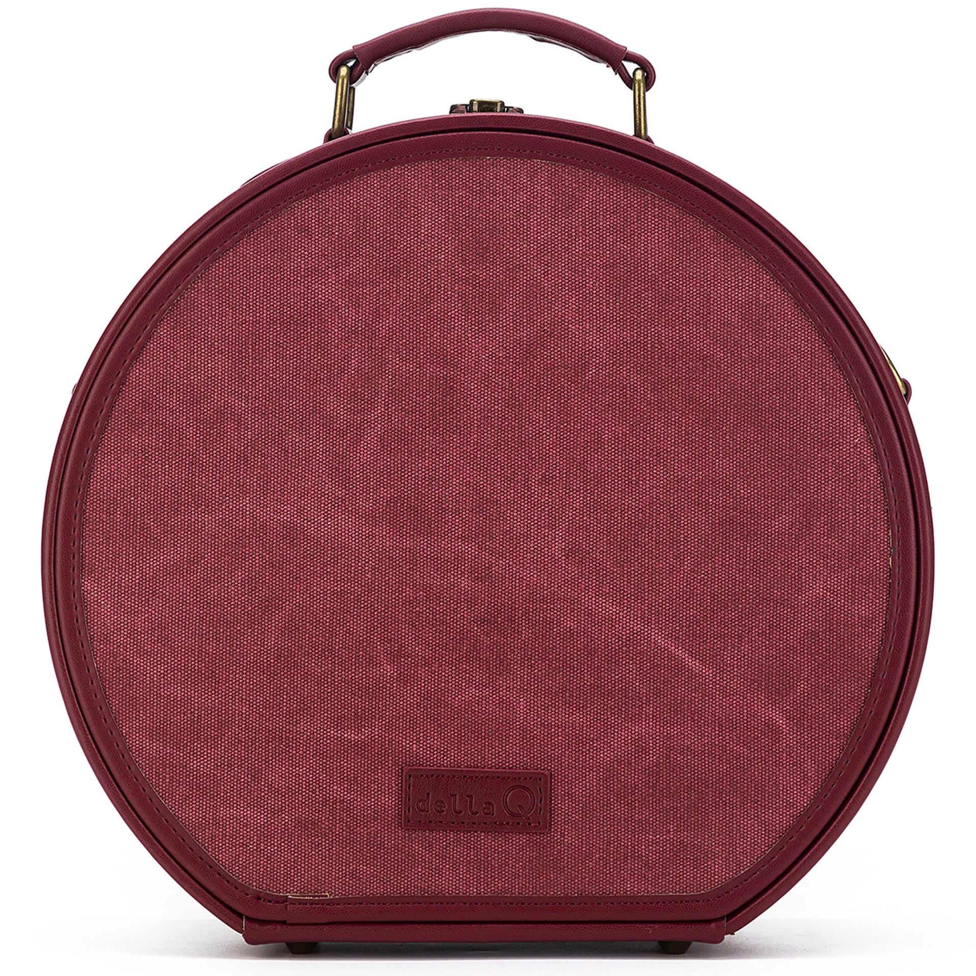 della Q Maker's Hat Box - Maroon - Zoom Image