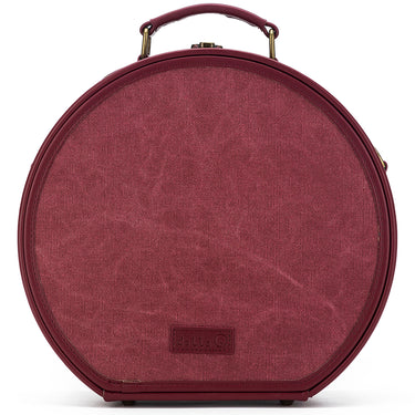 della Q Maker's Hat Box - Maroon - Zoom Image
