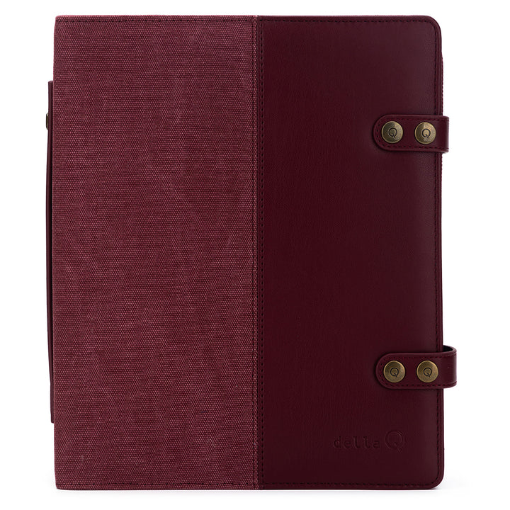 della Q Hook & Needle Notebook - Maroon - Zoom Image