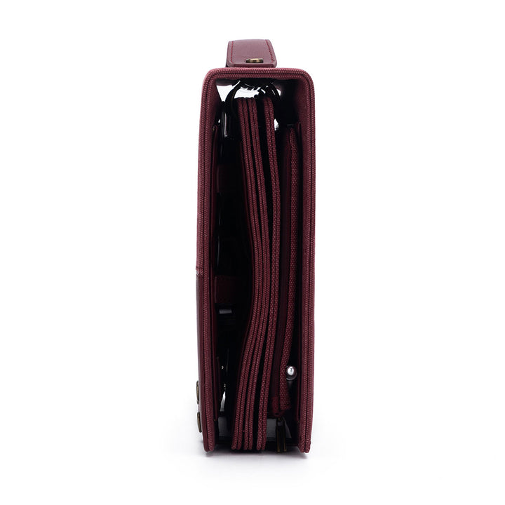 della Q Hook & Needle Notebook - Maroon - Extra Image